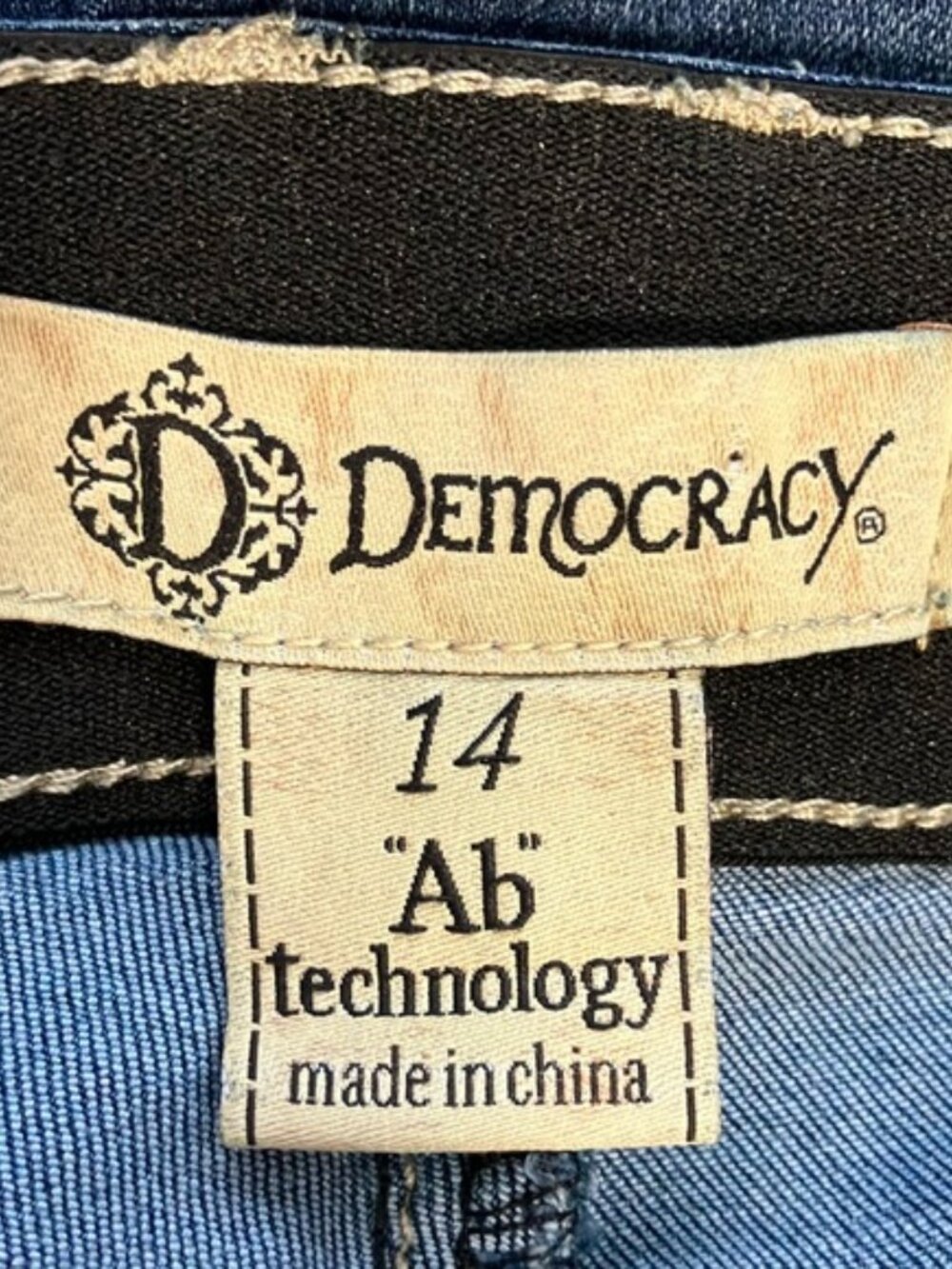 Democracy "Ab" Technology Distressed Skinny Jeans - Picture 6 of 7
